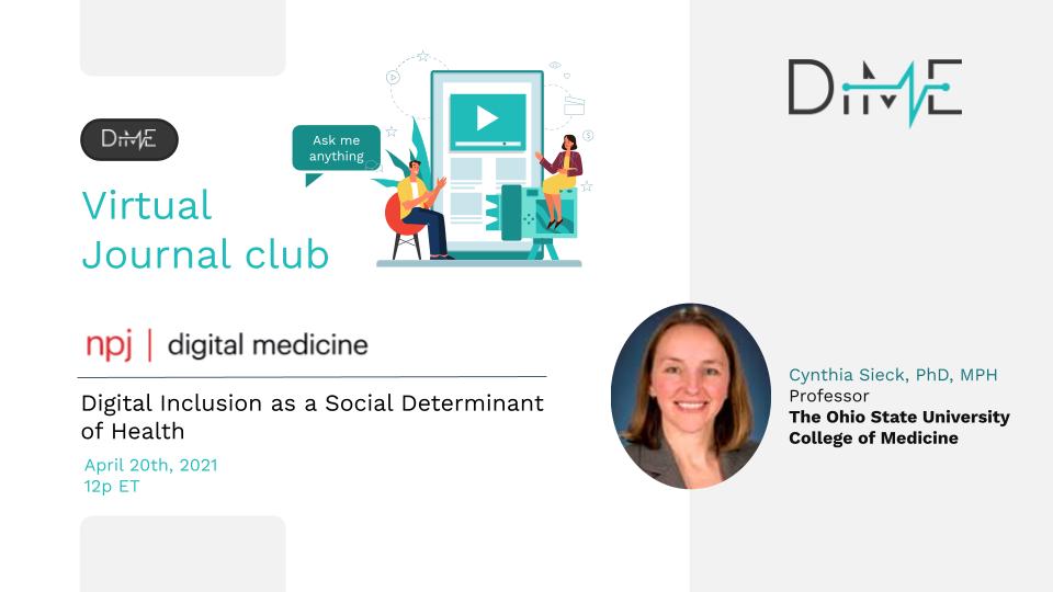 Digital inclusion as a social determinant of health Digital Medicine