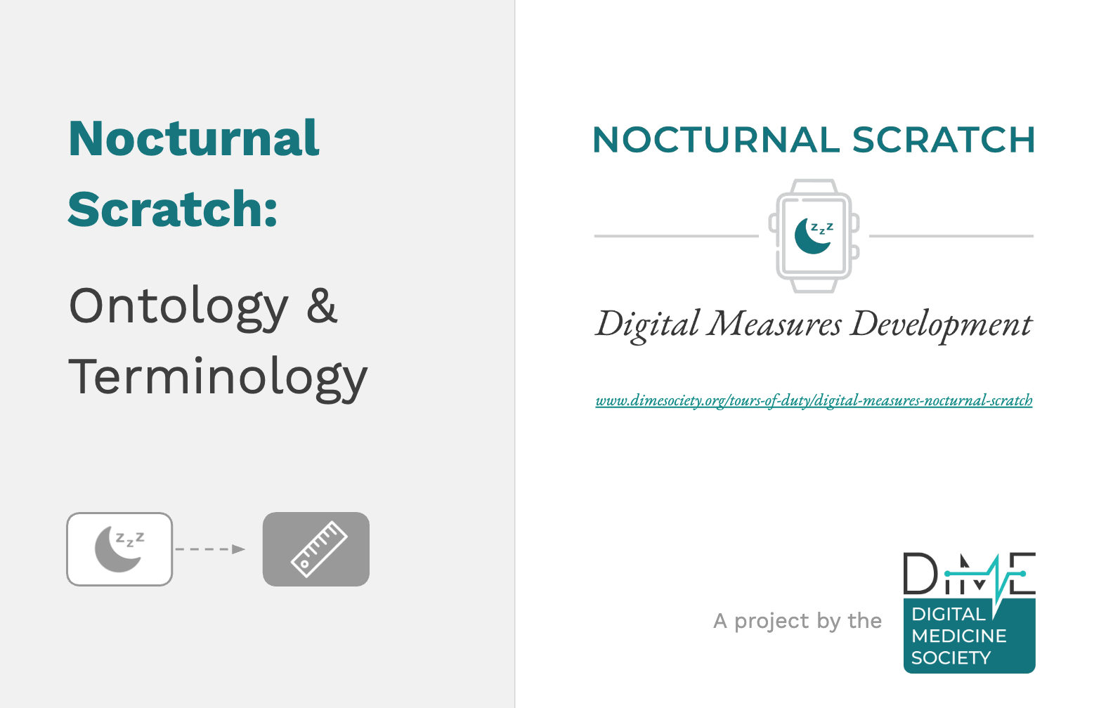 Terminology and ontology “scratch” Digital Medicine Society (DiMe)