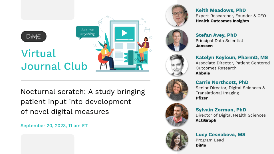 Nocturnal Scratch A study bringing patient input into development of