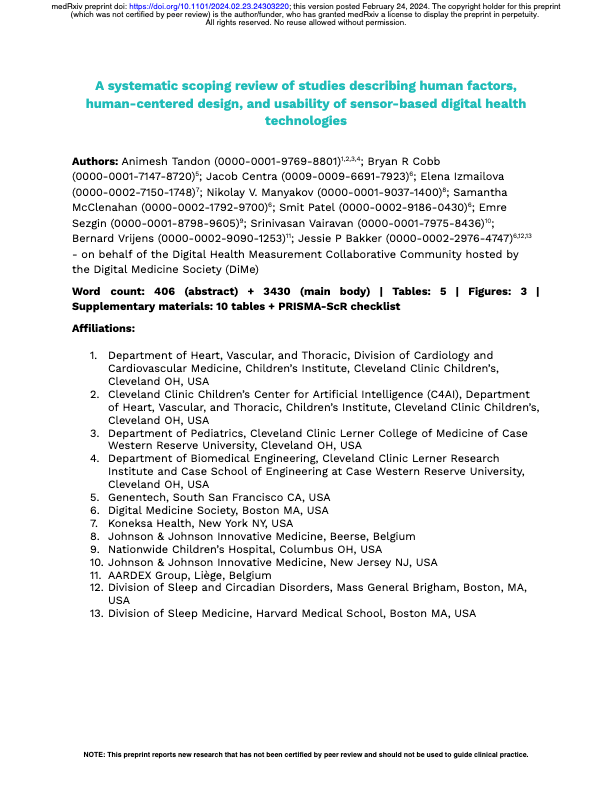 A systematic scoping review of studies describing human factors, human ...